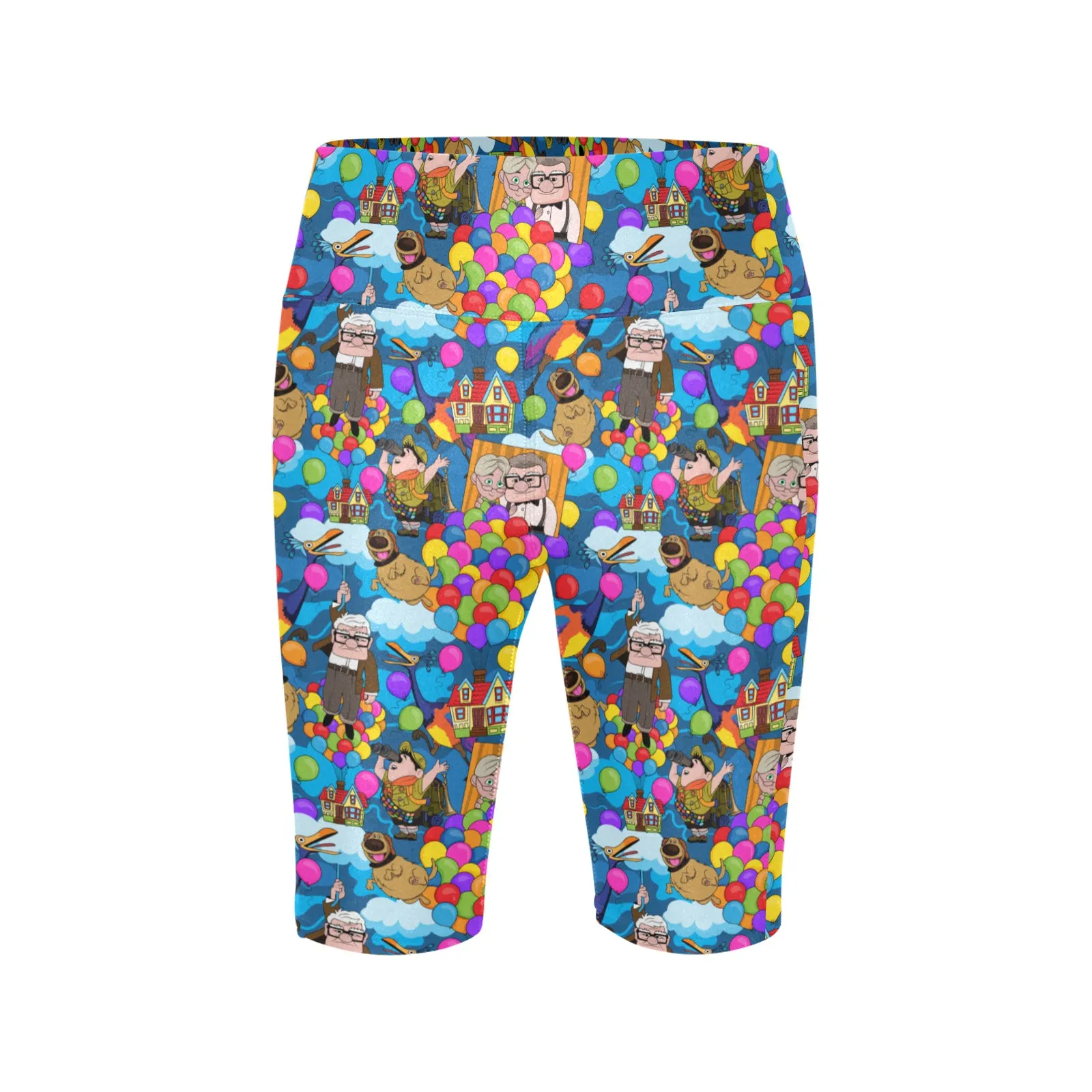 Up Favorites Women's Athletic Workout Half Tights Leggings With Side Pockets