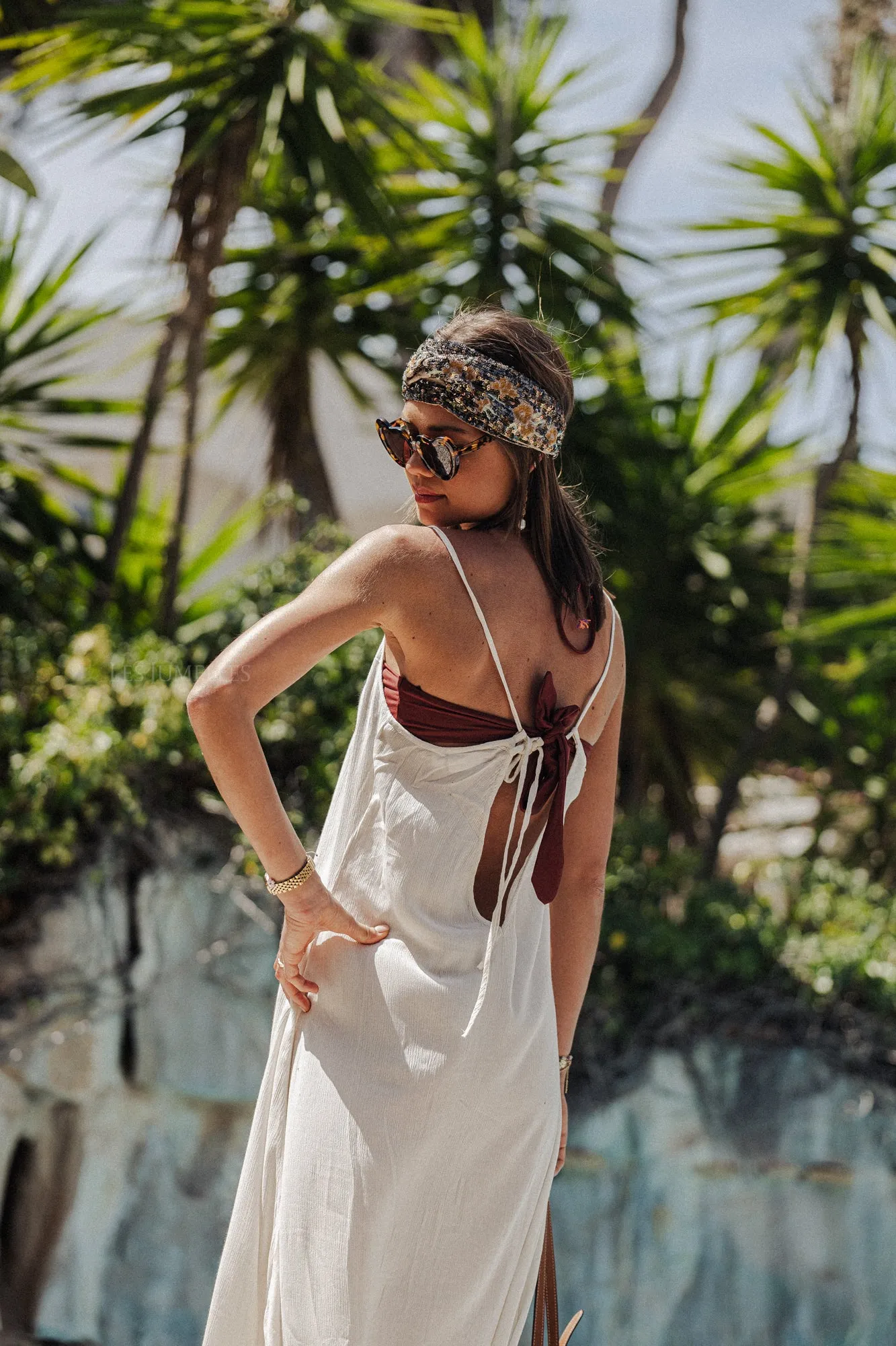 VIMaeve S/L beach dress birch