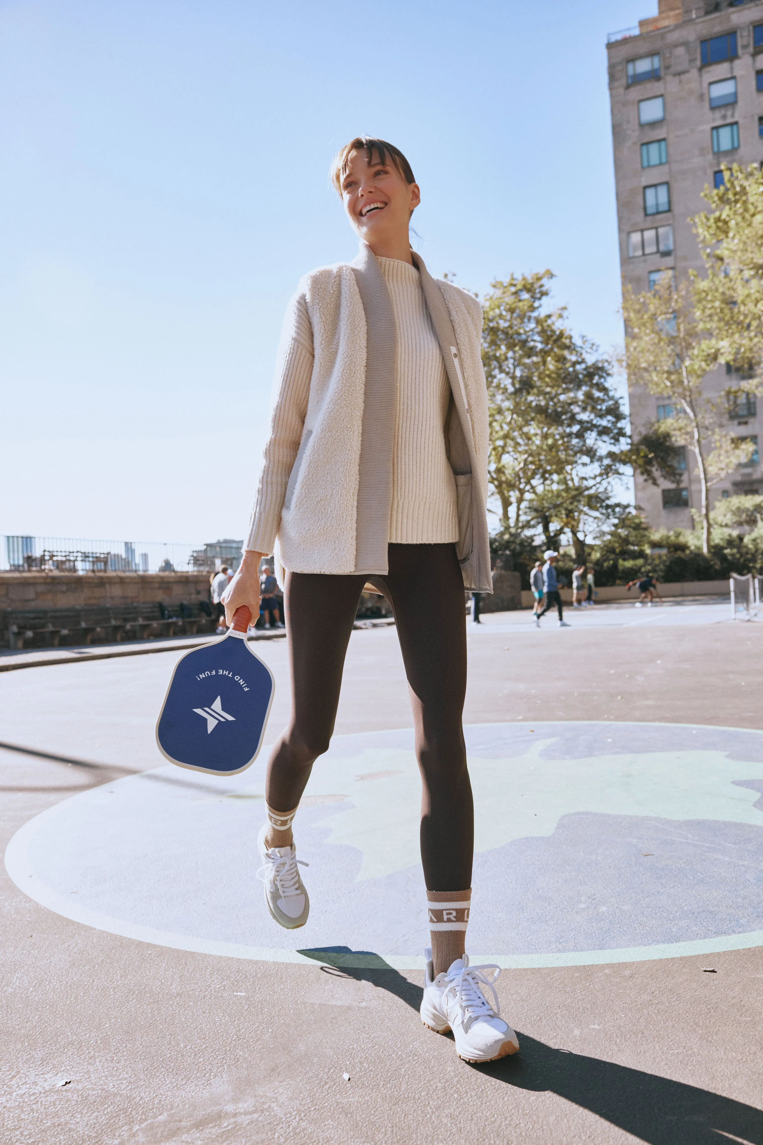 Whitecap Grey Skyla Funnel Neck Knit