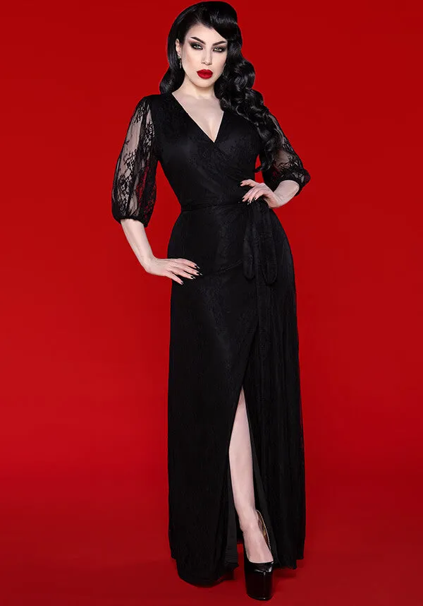 Winona [Black Lace] | DRESS