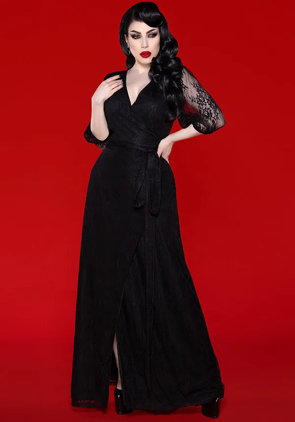 Winona [Black Lace] | DRESS