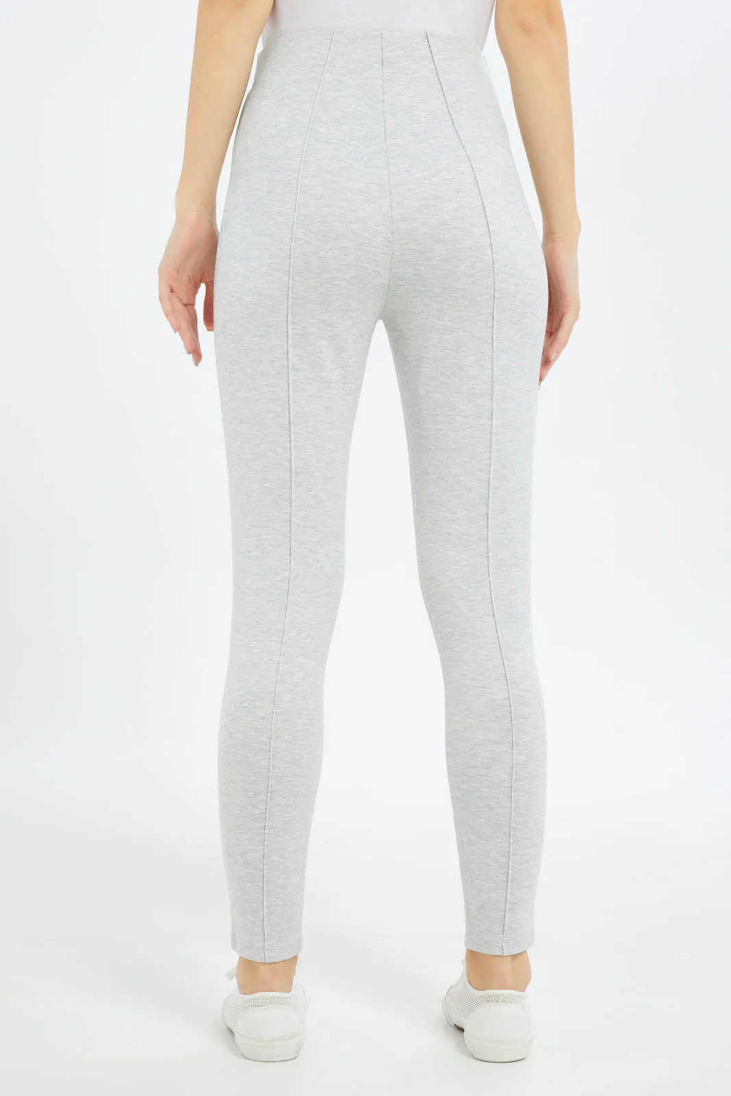Women Ivory Detailed Legging