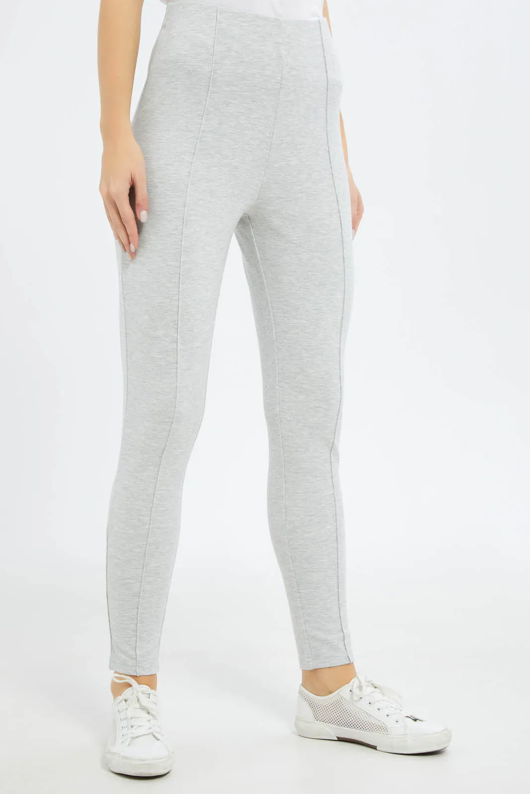 Women Ivory Detailed Legging